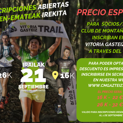 VG TRAIL 26K - ACUERDO COLABORACION